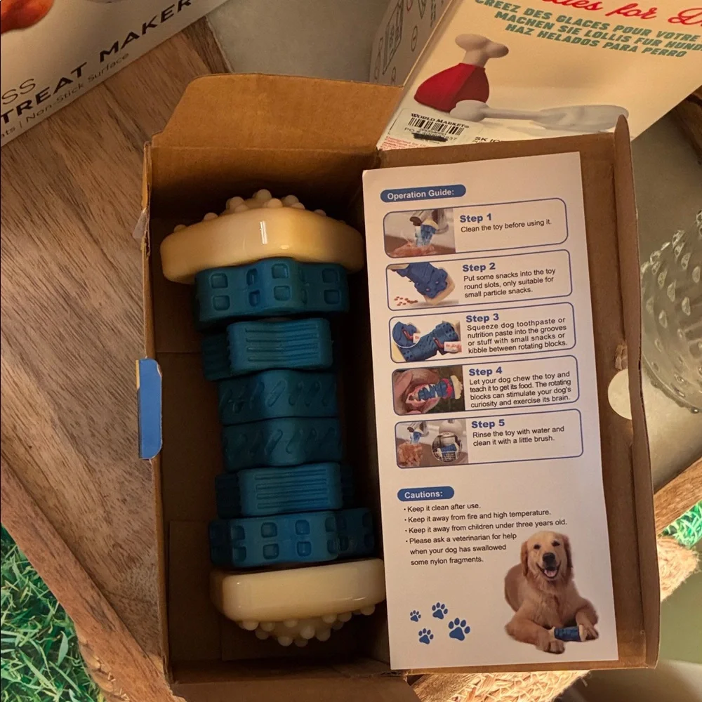 Dash Express Dog Treat Maker, Chicken Popsicles & Treat Toy bundle (3 piece set)